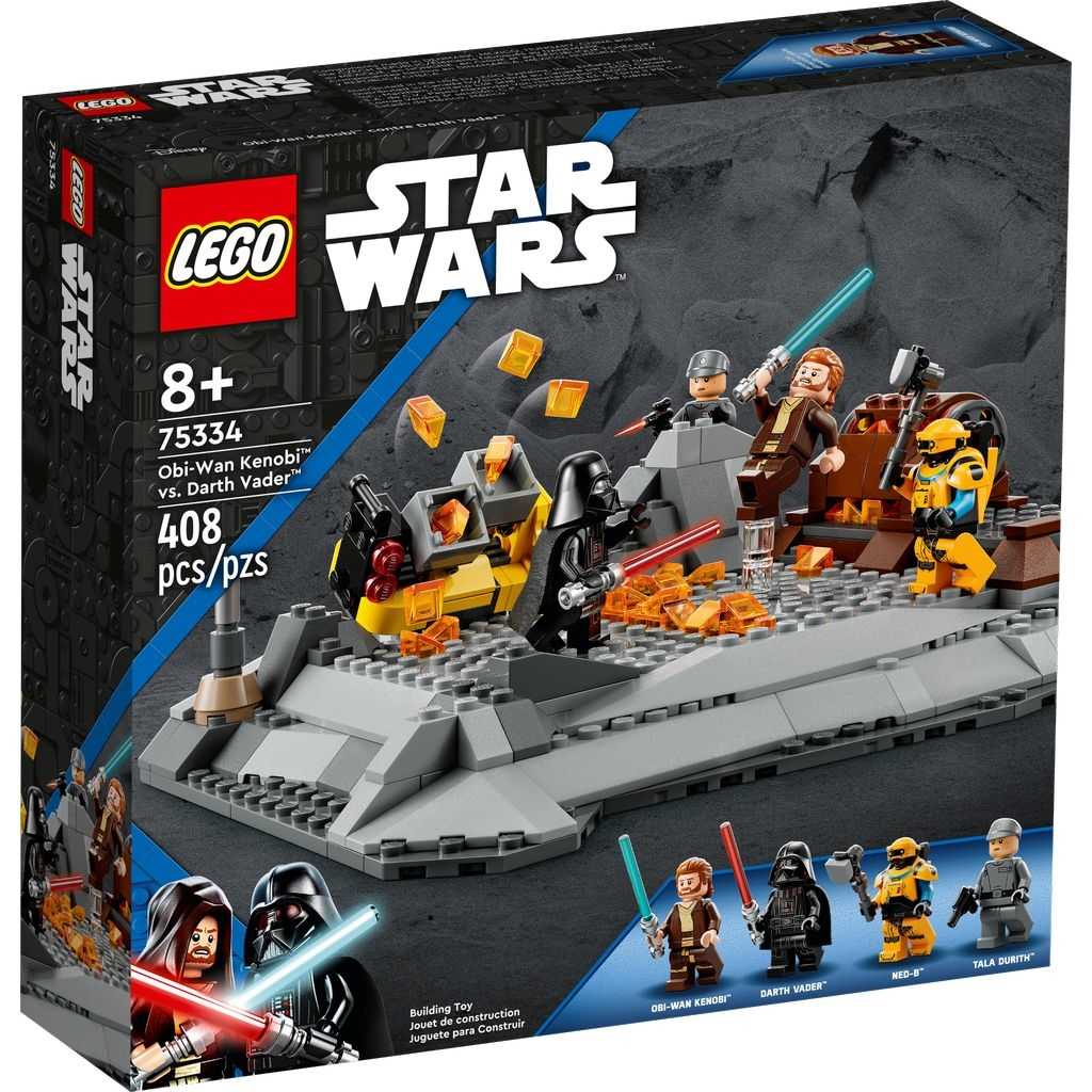 Star Wars Lego Obi-Wan Kenobi vs. Darth Vader Edades 8+ # 75334 Artículo 408 Piezas | HJO-081329